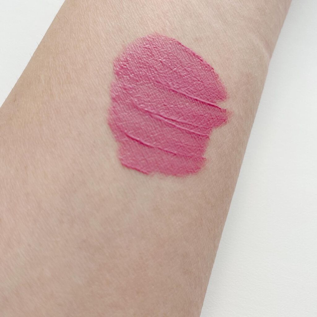 オールタイム ムード ベルベットティント サマータイムエディション 4PM それくらい楽しいんでしょ？〈ベイビーピンク〉/saat insight/リップティントを使ったクチコミ（3枚目）