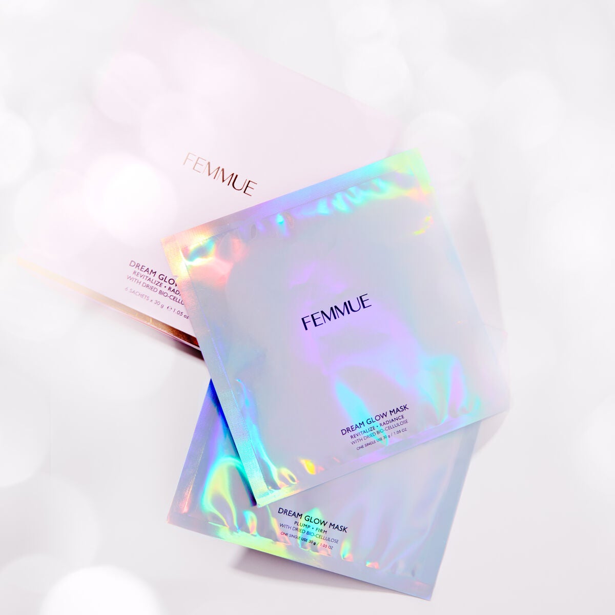 ドリームグロウマスク RR(透明感・キメ)/FEMMUE/シートマスク・パックを使ったクチコミ(4枚目)