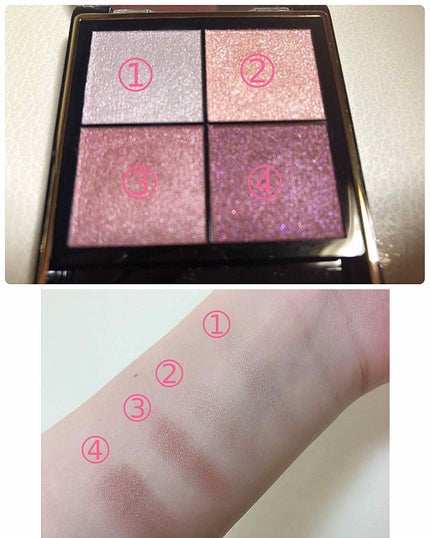リアルクローズシャドウ/excel/アイシャドウパレットを使ったクチコミ(2枚目)