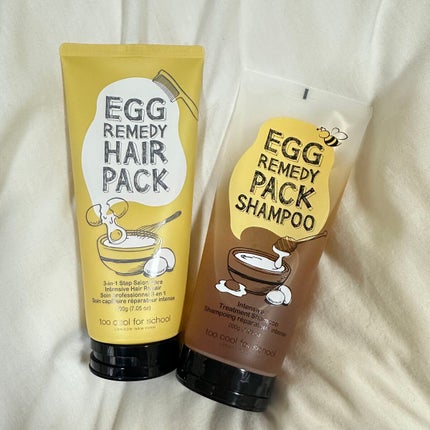 エッグレミディ パックシャンプー/too cool for school/市販シャンプーを使ったクチコミ(1枚目)