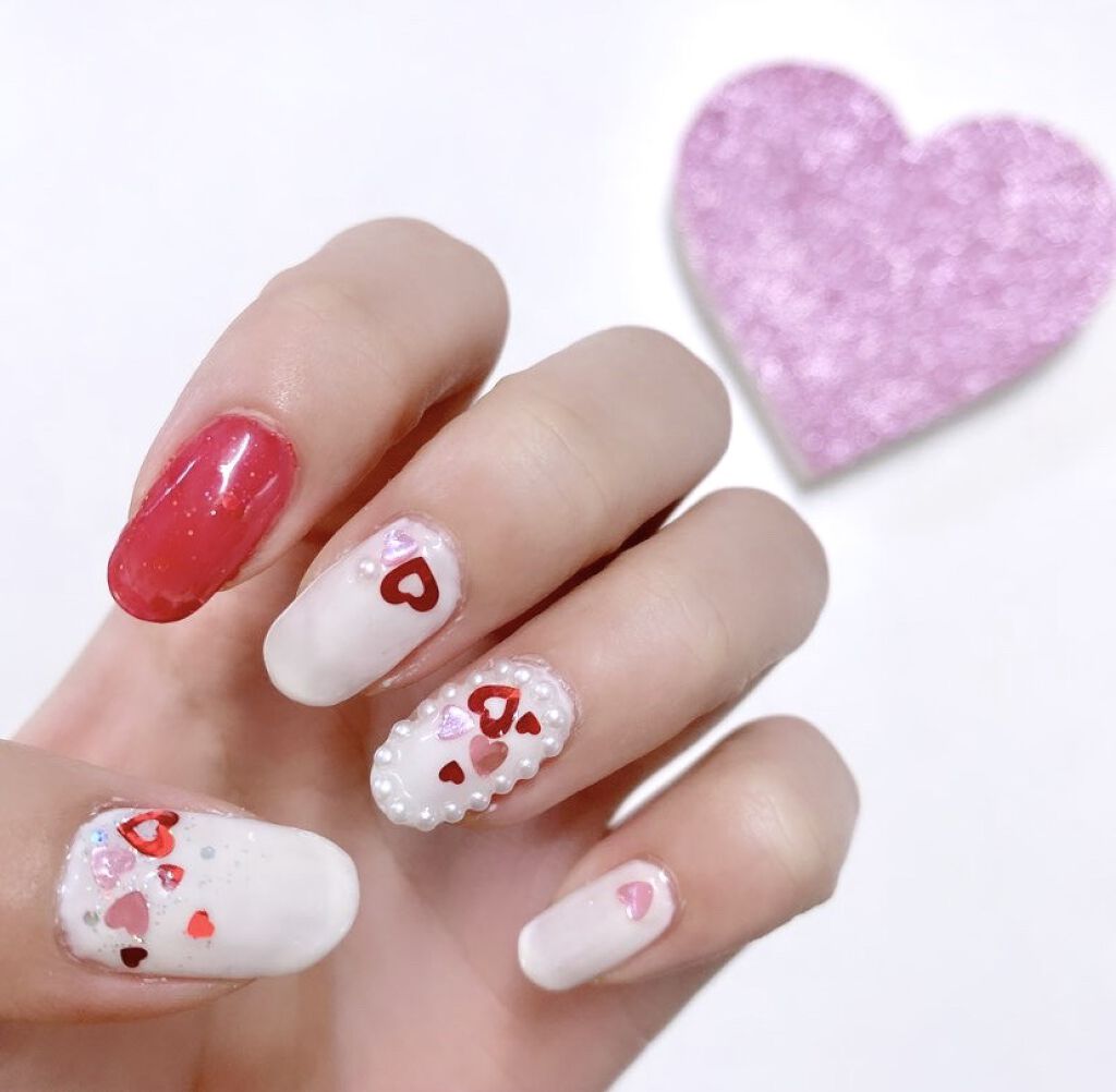 ジェルネイル（ライト対応）/セリア/ジェルネイルを使ったクチコミ（2枚目）