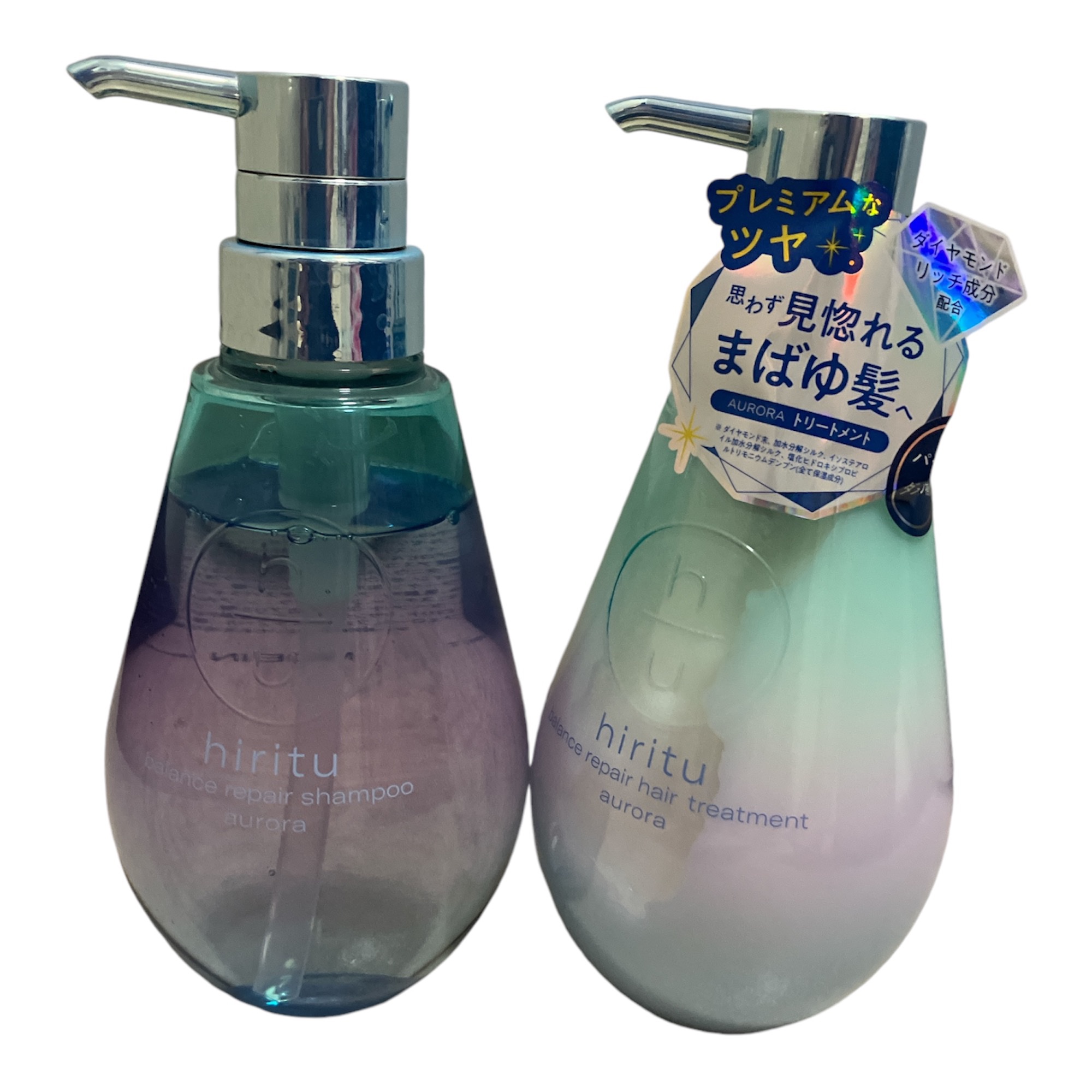 ヒリツ バランスリペアシャンプー/ヘアトリートメント オーロラ/hiritu/市販シャンプーを使ったクチコミ（1枚目）