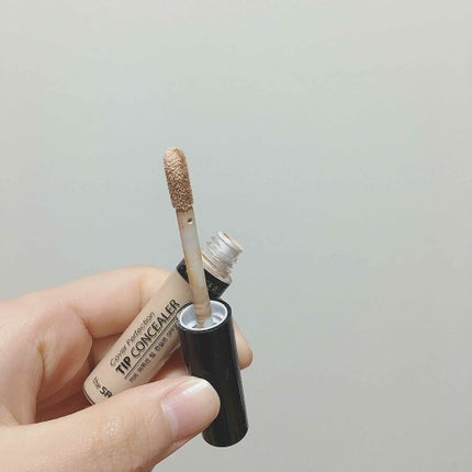 カバーパーフェクション チップコンシーラー/the SAEM/リキッドコンシーラーを使ったクチコミ(2枚目)