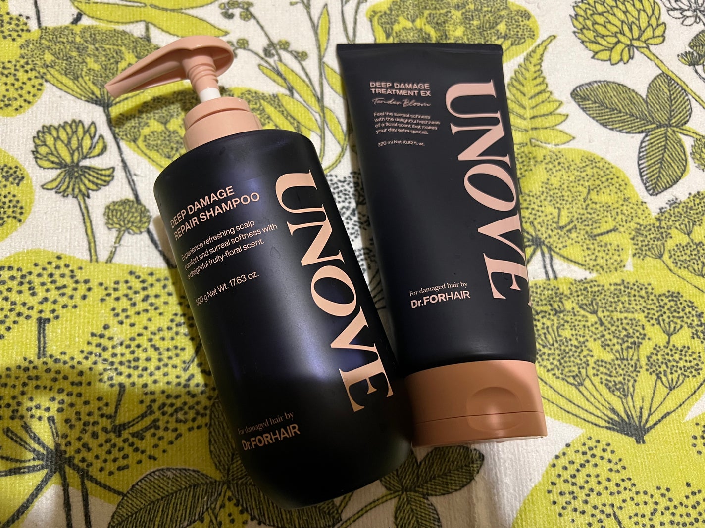 ディープダメージシャンプー&トリートメントセット/UNOVE/シャンプー・コンディショナーを使ったクチコミ(1枚目)