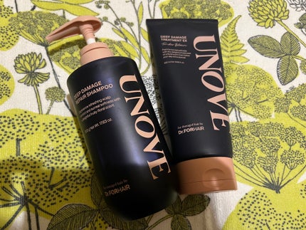 ディープダメージシャンプー&トリートメントセット/UNOVE/シャンプー・コンディショナーを使ったクチコミ(1枚目)