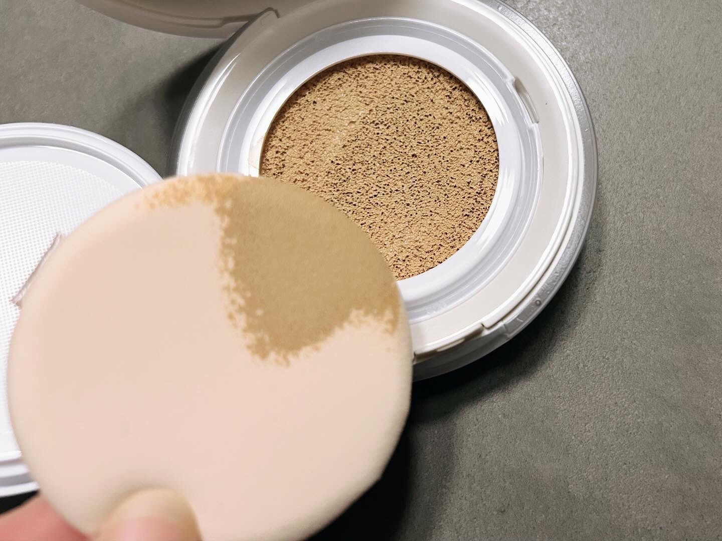 カーミンググロウアップクッションファンデーション/favs/リキッドファンデーションを使ったクチコミ（3枚目）