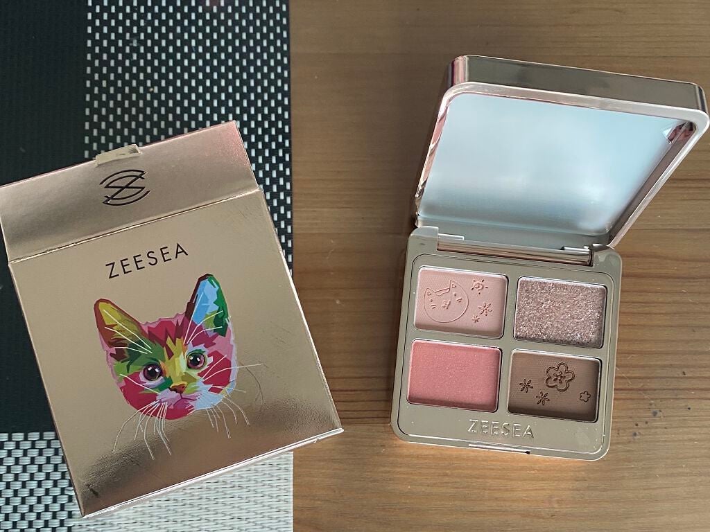 アニマルアイシャドウ(4シェード)/ZEESEA/アイシャドウパレットを使ったクチコミ(2枚目)