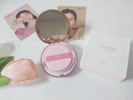 ピンクティーツリーカバークッション/APLIN/クッションファンデーションを使ったクチコミ(2枚目)