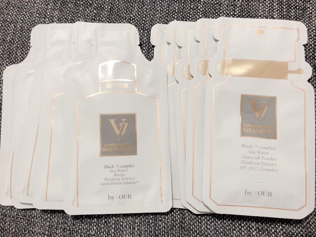 V7 スーパープロテイン シャンプー/by : OUR/サロンシャンプーを使ったクチコミ（1枚目）