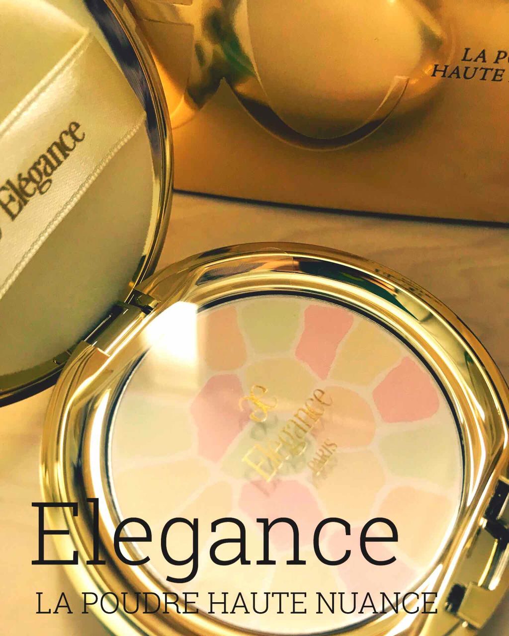 ラ プードル オートニュアンス/Elégance/プレストパウダーを使ったクチコミ(1枚目)