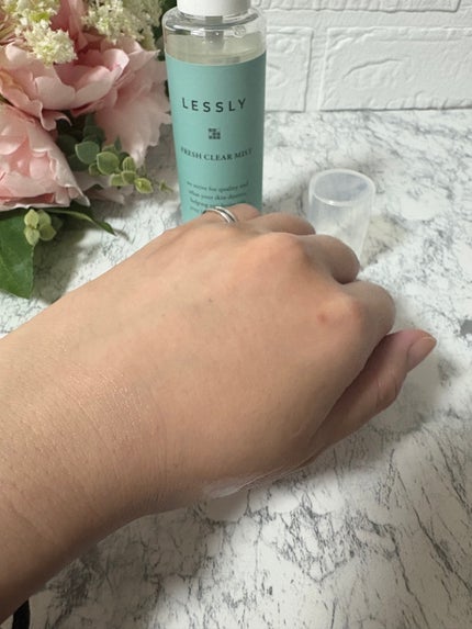 LESSLY フレッシュクリアミスト/nijiCREATION/ミスト状化粧水を使ったクチコミ(3枚目)