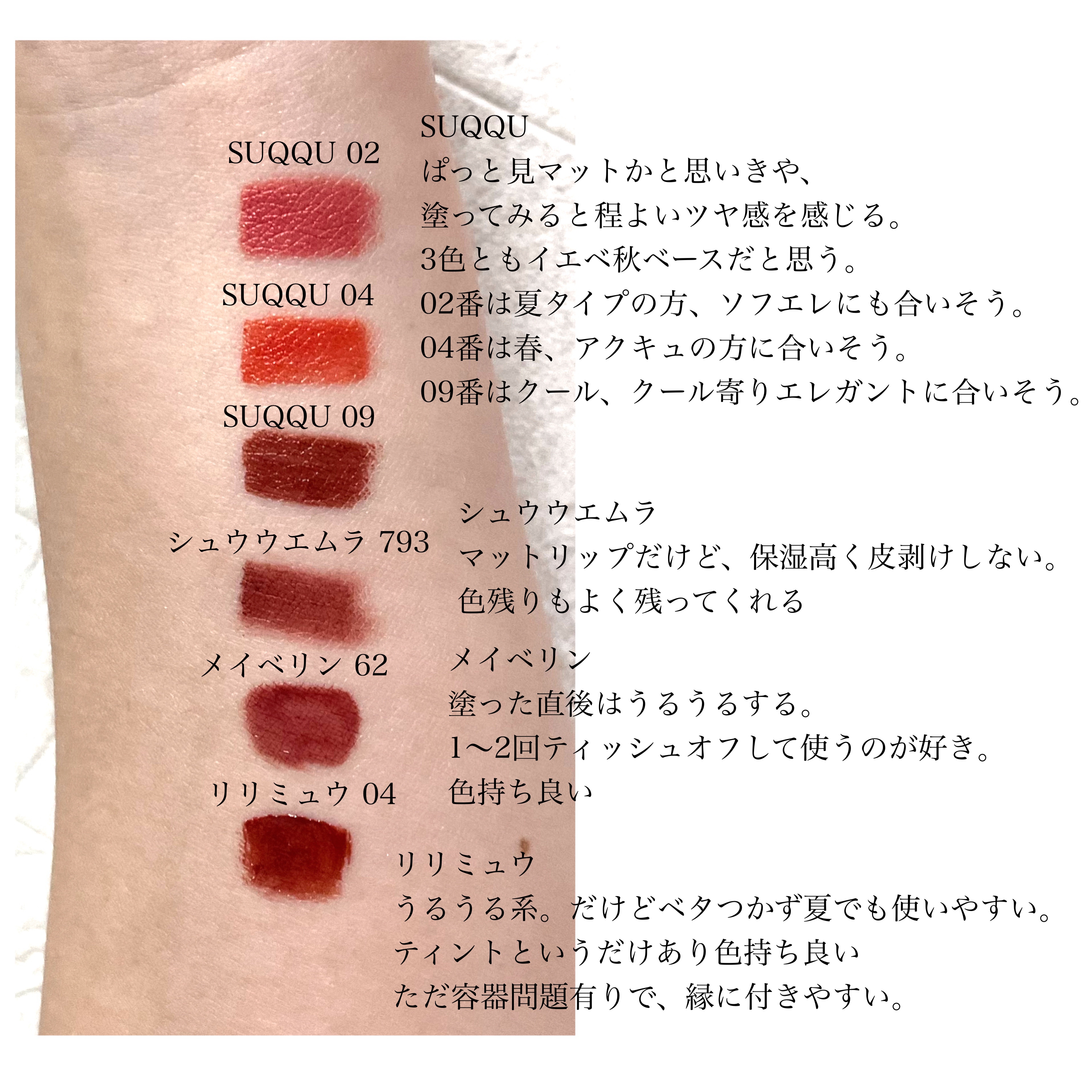 センシュアルフィックスティント/Ririmew/リップティントを使ったクチコミ（2枚目）