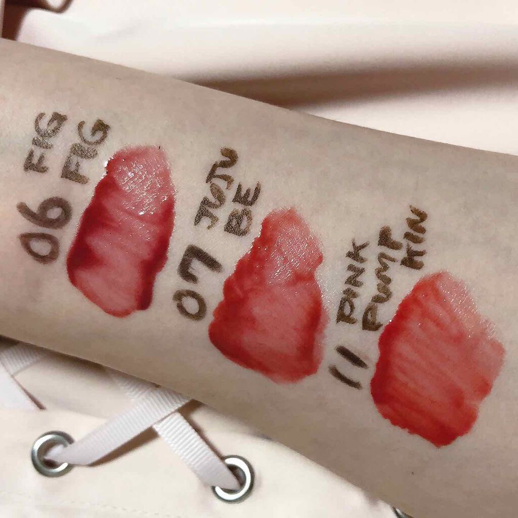 ジューシーラスティングティント/rom&nd/リップティントを使ったクチコミ（3枚目）