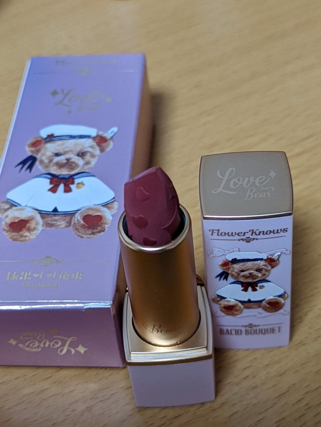 Love Bear マットリップスティック/FlowerKnows/口紅を使ったクチコミ（1枚目）