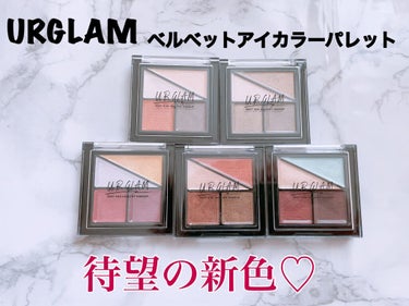 UR GLAM　VELVET EYE COLOR PALETTE/U R GLAM/アイシャドウパレットを使ったクチコミ（1枚目）