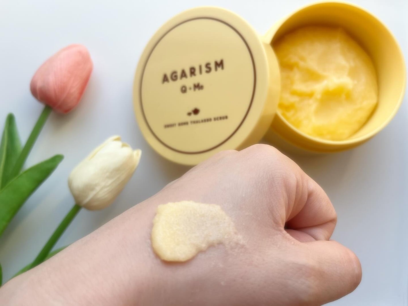 Q+Me スウィートボムタラソスクラブレモンティーの香り/AGARISM/バスト・ヒップケアを使ったクチコミ(4枚目)