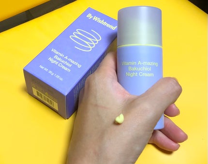 ビタミンA-mazingバクチオールナイトクリーム/By Wishtrend/フェイスクリームを使ったクチコミ(2枚目)