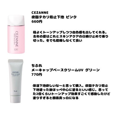 皮脂テカリ防止下地/CEZANNE/化粧下地を使ったクチコミ（2枚目）