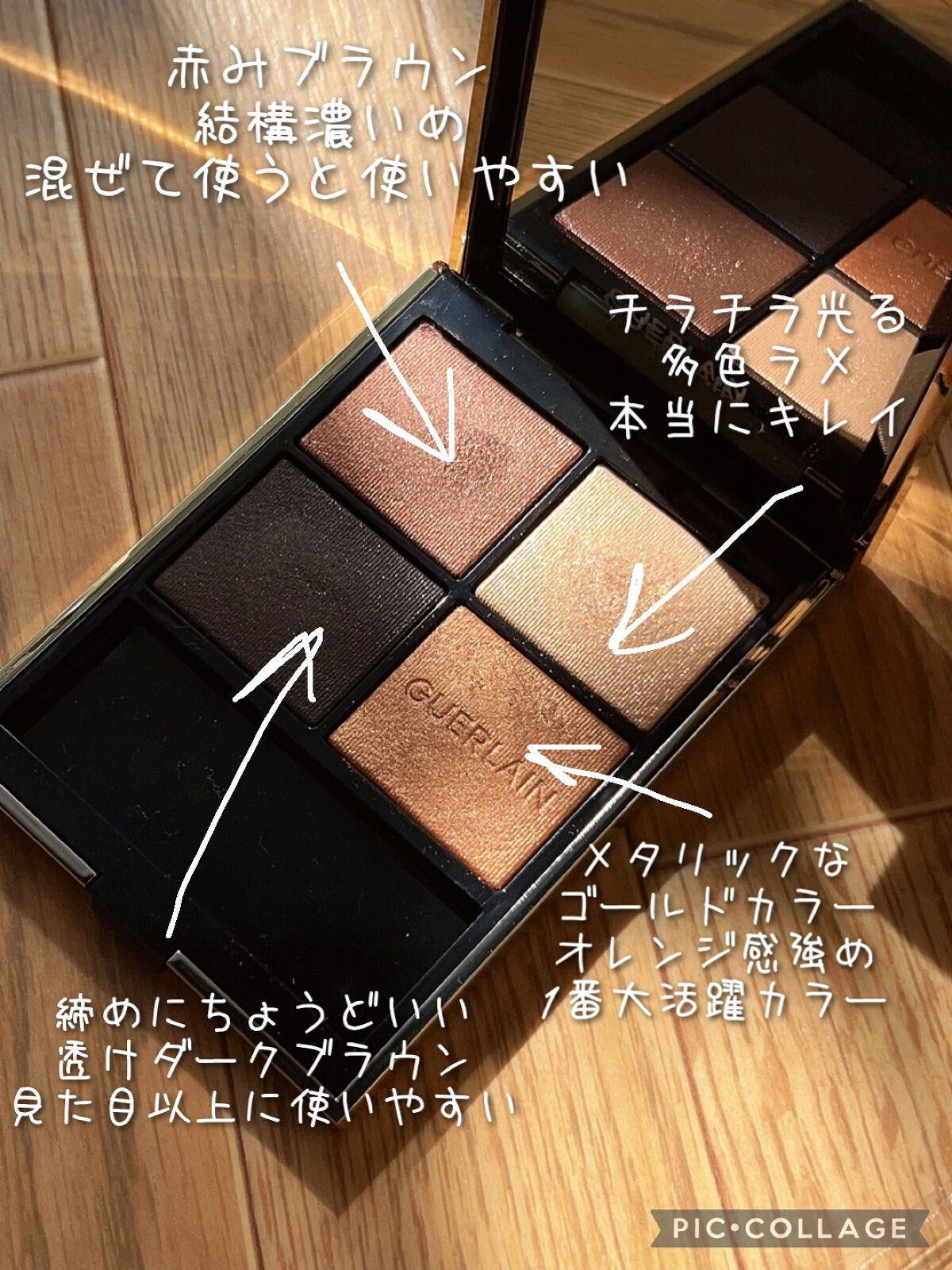 オンブル ジェ 940 ロイヤル ジャングル/GUERLAIN/アイシャドウパレットを使ったクチコミ（2枚目）