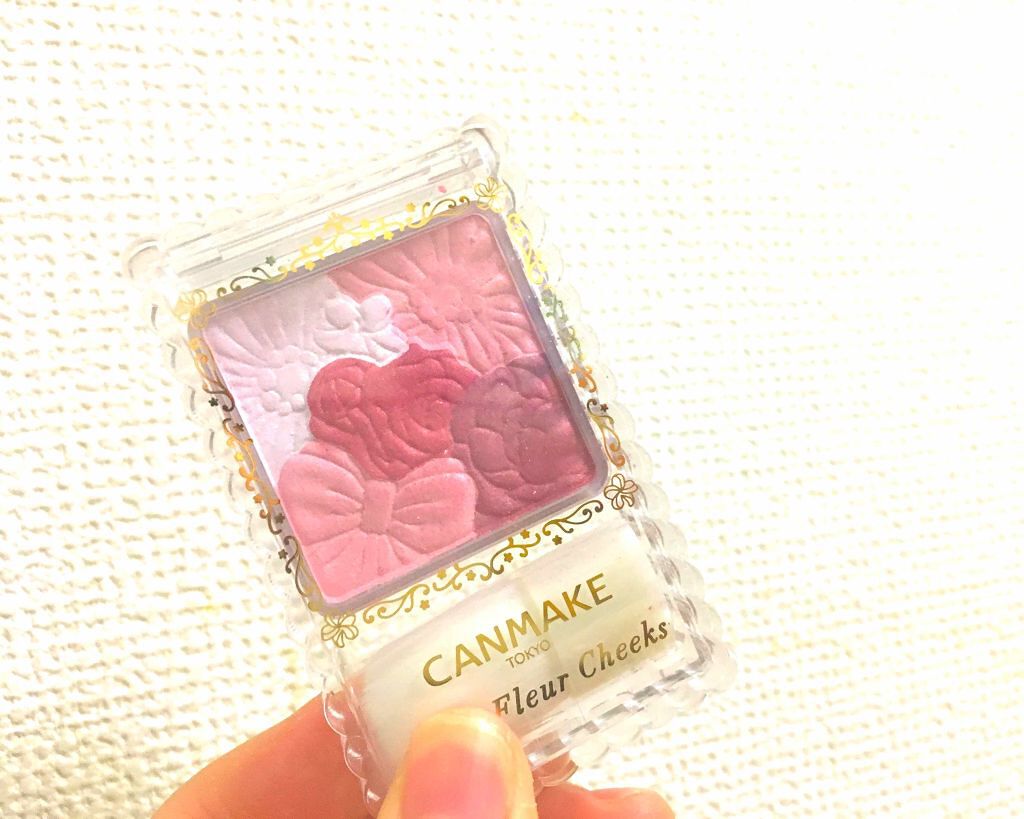 グロウフルールチークス/キャンメイク/パウダーチークを使ったクチコミ(1枚目)