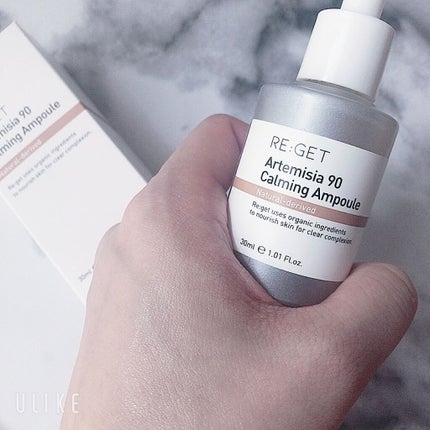 カワラヨモギ90カーミングアンプル/RE:GET/美容液を使ったクチコミ(4枚目)