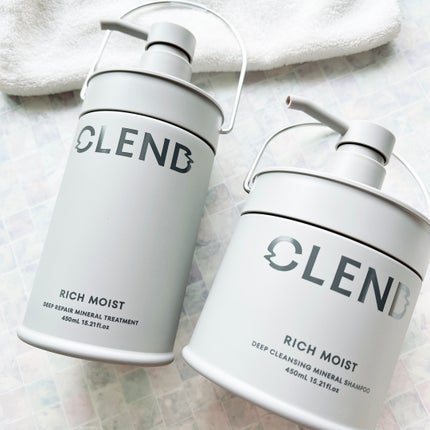 リッチモイスト ディープクレンジング ミネラル シャンプー/ディープリペア ミネラル トリートメント/CLEND/市販シャンプーを使ったクチコミ(1枚目)