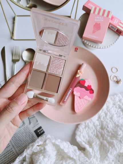 四色アイシャドウパレット/COLORKEY/アイシャドウパレットを使ったクチコミ(2枚目)