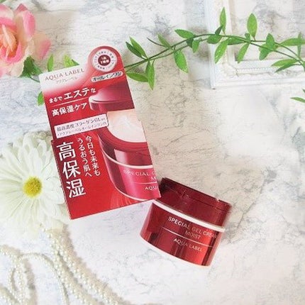 スペシャルジェルクリーム(モイスト)/アクアレーベル/オールインワン化粧品を使ったクチコミ(6枚目)