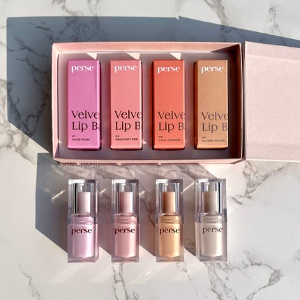 ベルベットフィックスリップバーム/perse/リップバームを使ったクチコミ(2枚目)