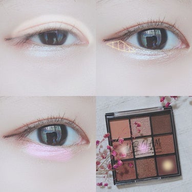 UR GLAM　BLOOMING EYE COLOR PALETTE/U R GLAM/アイシャドウパレットを使ったクチコミ（2枚目）