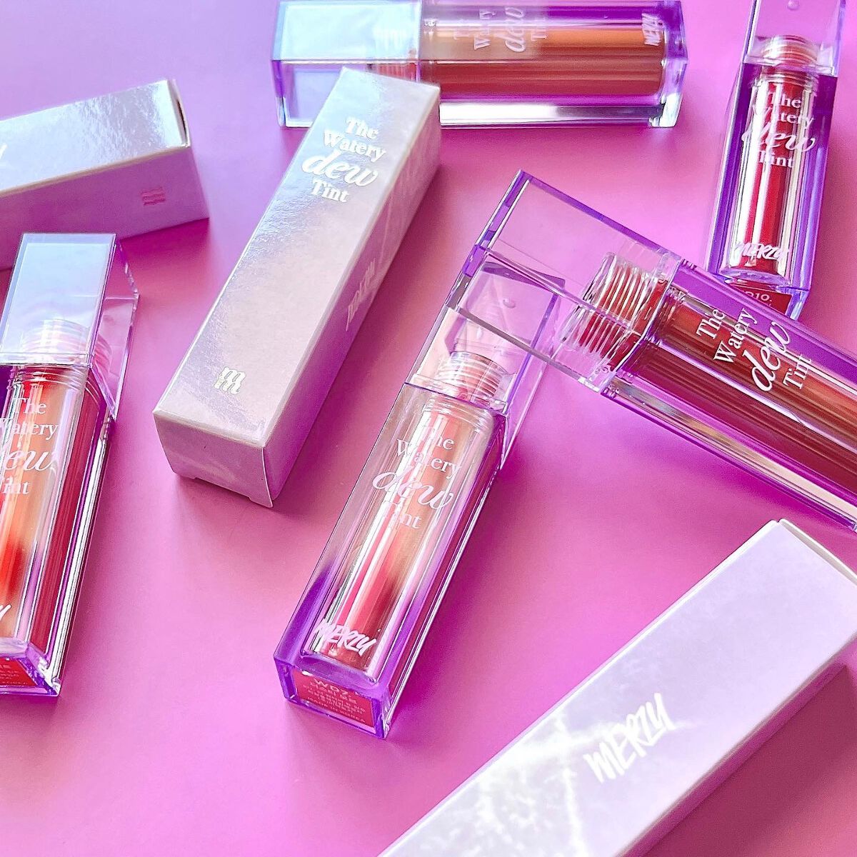 ザ ウォータリーデューティント/MERZY/リップティントを使ったクチコミ(3枚目)