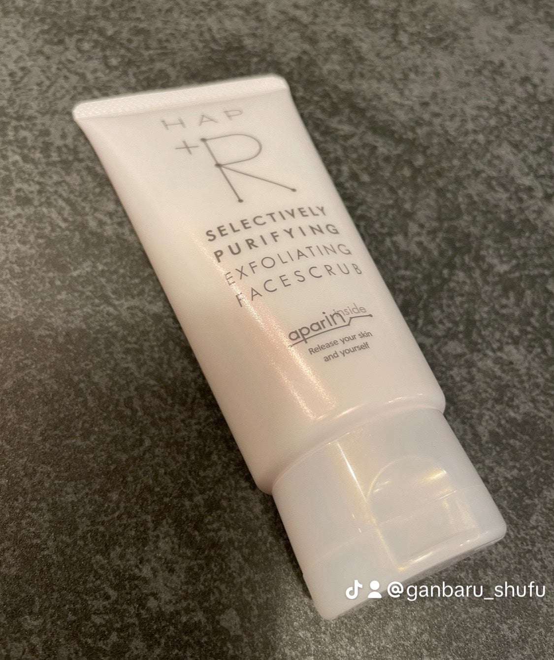 フェイススクラブ /HAP+R/スクラブ・ゴマージュを使ったクチコミ(1枚目)