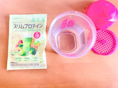 スリムプロテイン 抹茶ラテ/vegie natural/ボディサプリメントを使ったクチコミ（3枚目）