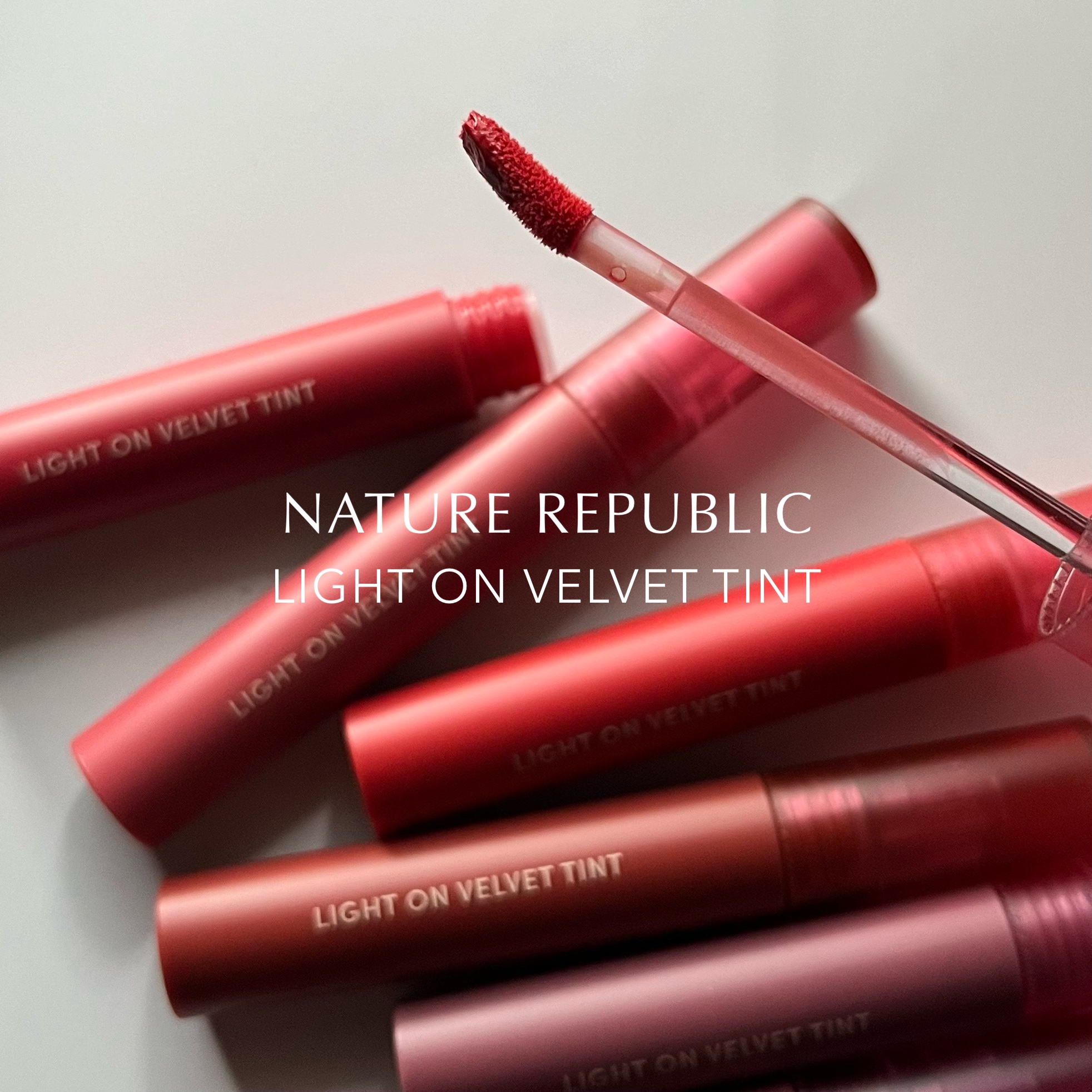 ライトオンベルベットティント/ネイチャーリパブリック/リップティントを使ったクチコミ（2枚目）