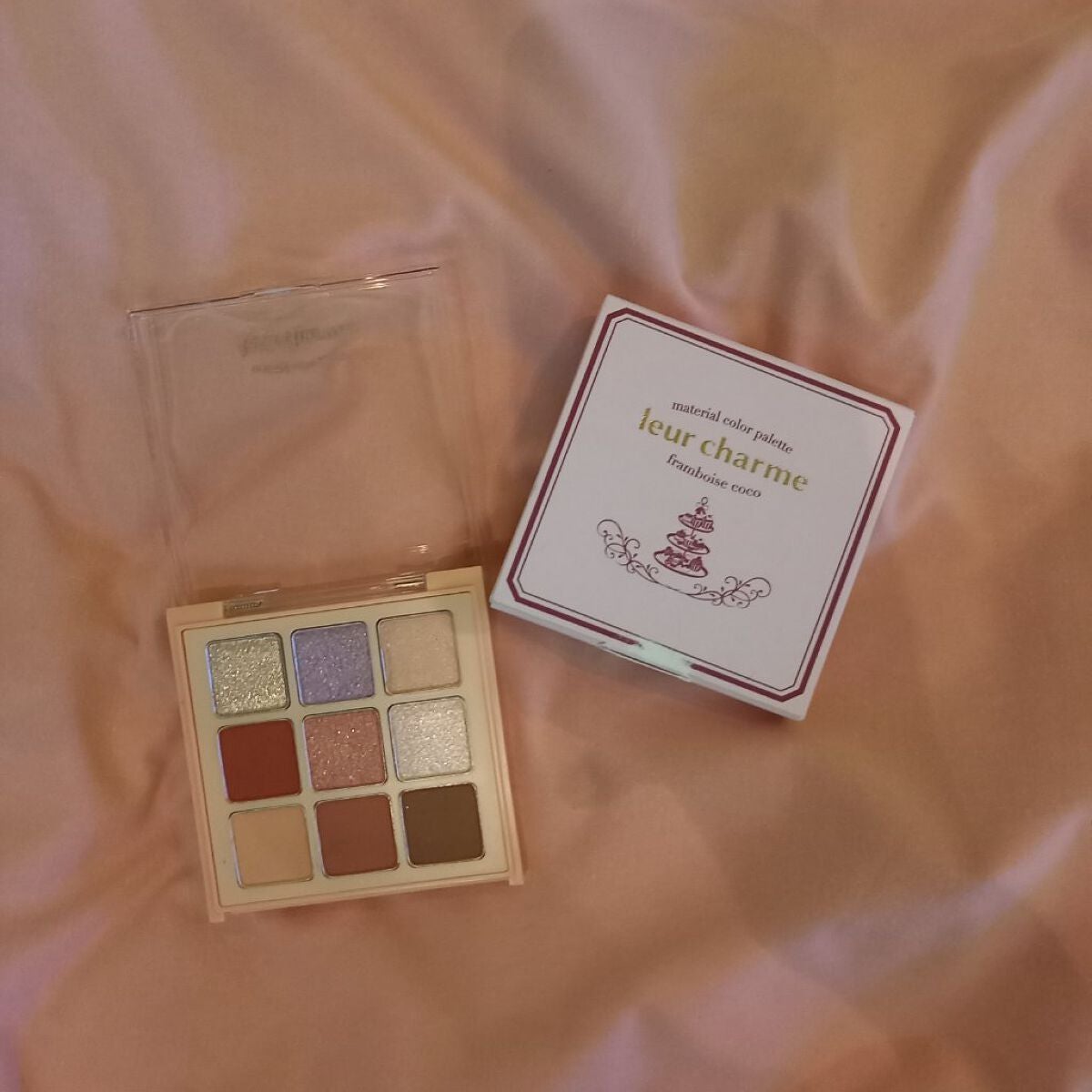 マテリアルカラーパレット/leur charme/アイシャドウパレットを使ったクチコミ(1枚目)
