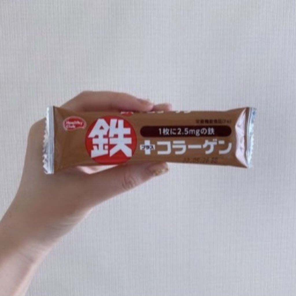 鉄プラスコラーゲンウエハース/ハマダコンフェクト/食品を使ったクチコミ（1枚目）