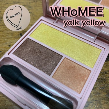 フーミー アイシャドウパレット yolk yellow/WHOMEE/パウダーアイシャドウを使ったクチコミ（1枚目）
