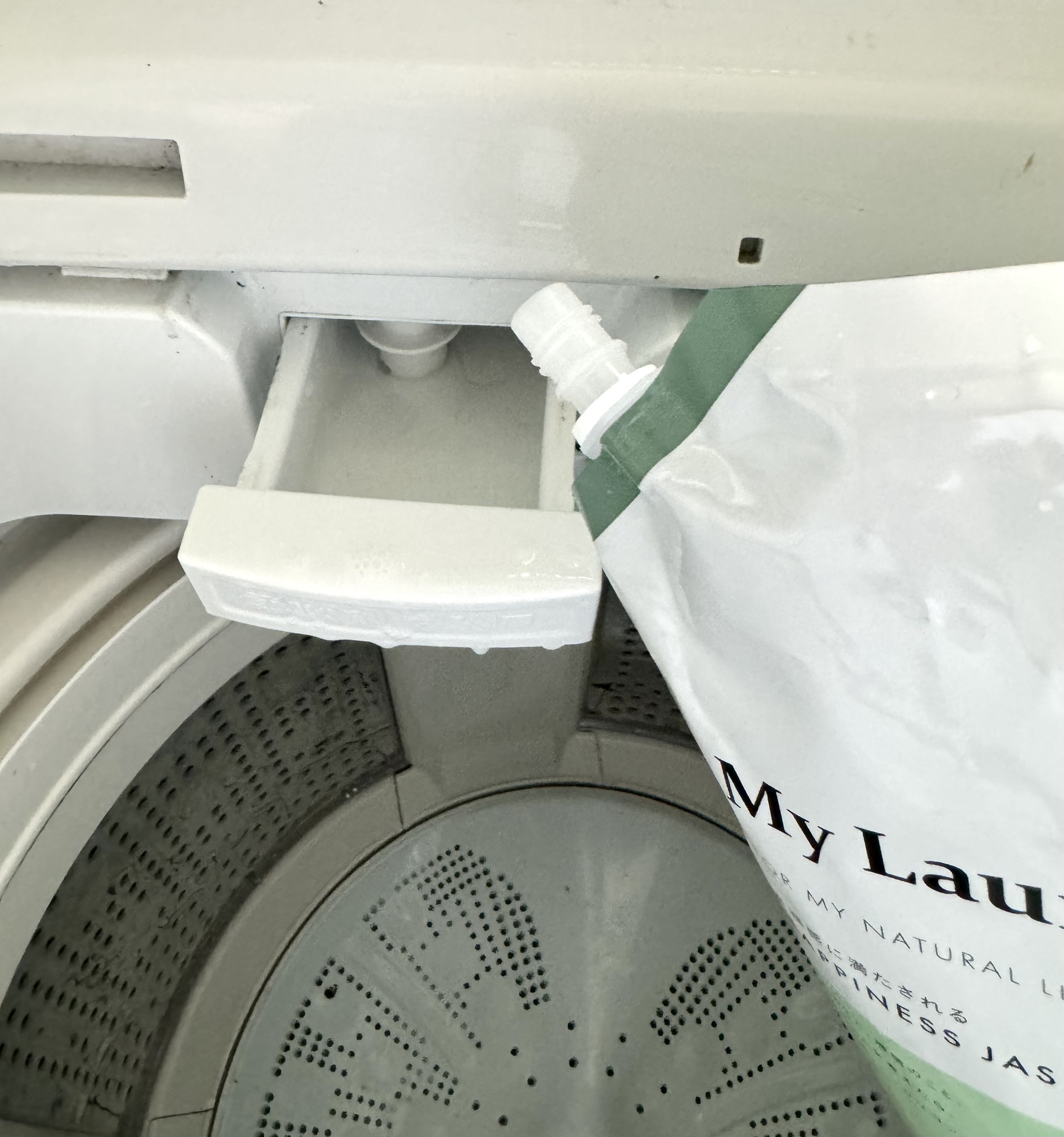 マイランドリー ジャスミンの香り 詰替大容量1,440ml/マイランドリー/柔軟剤を使ったクチコミ（2枚目）