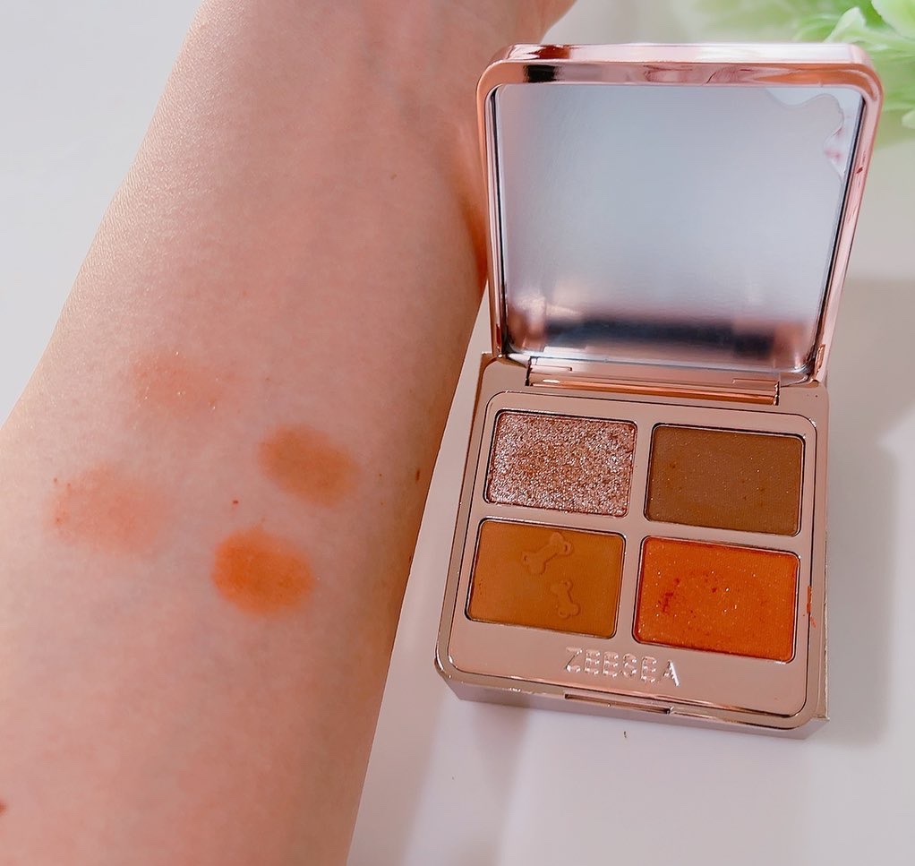 アニマルアイシャドウ(4シェード)/ZEESEA/アイシャドウパレットを使ったクチコミ（3枚目）