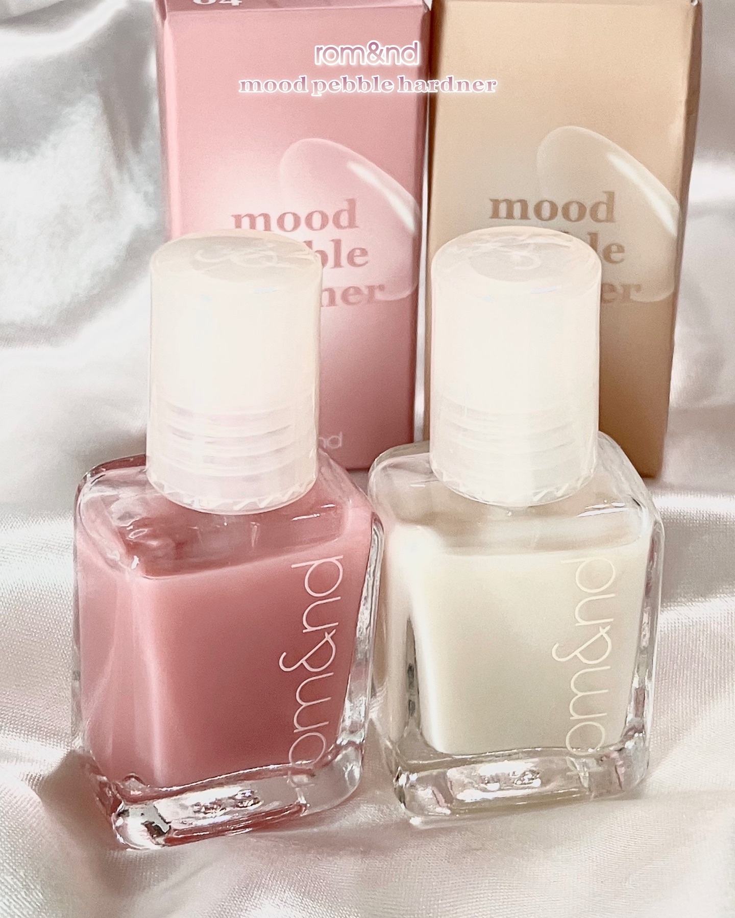 ムードペブル ネイル ハードナー 04 Berry barrier/rom&nd/マニキュアを使ったクチコミ（2枚目）