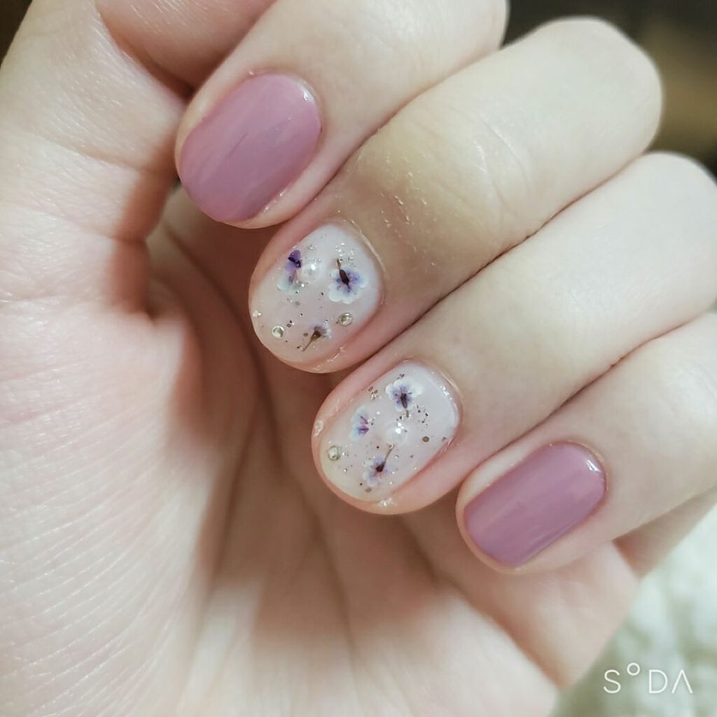 ミルクコート/スキューズミー/オールインワンネイルを使ったクチコミ（1枚目）