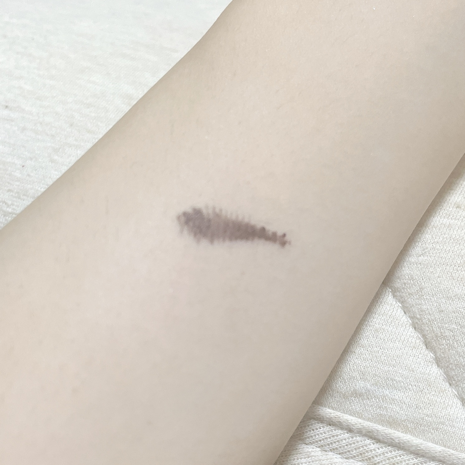 インスパイアスキニーカーリングマスカラ 05 ミュートブラウン/mude./マスカラを使ったクチコミ（2枚目）