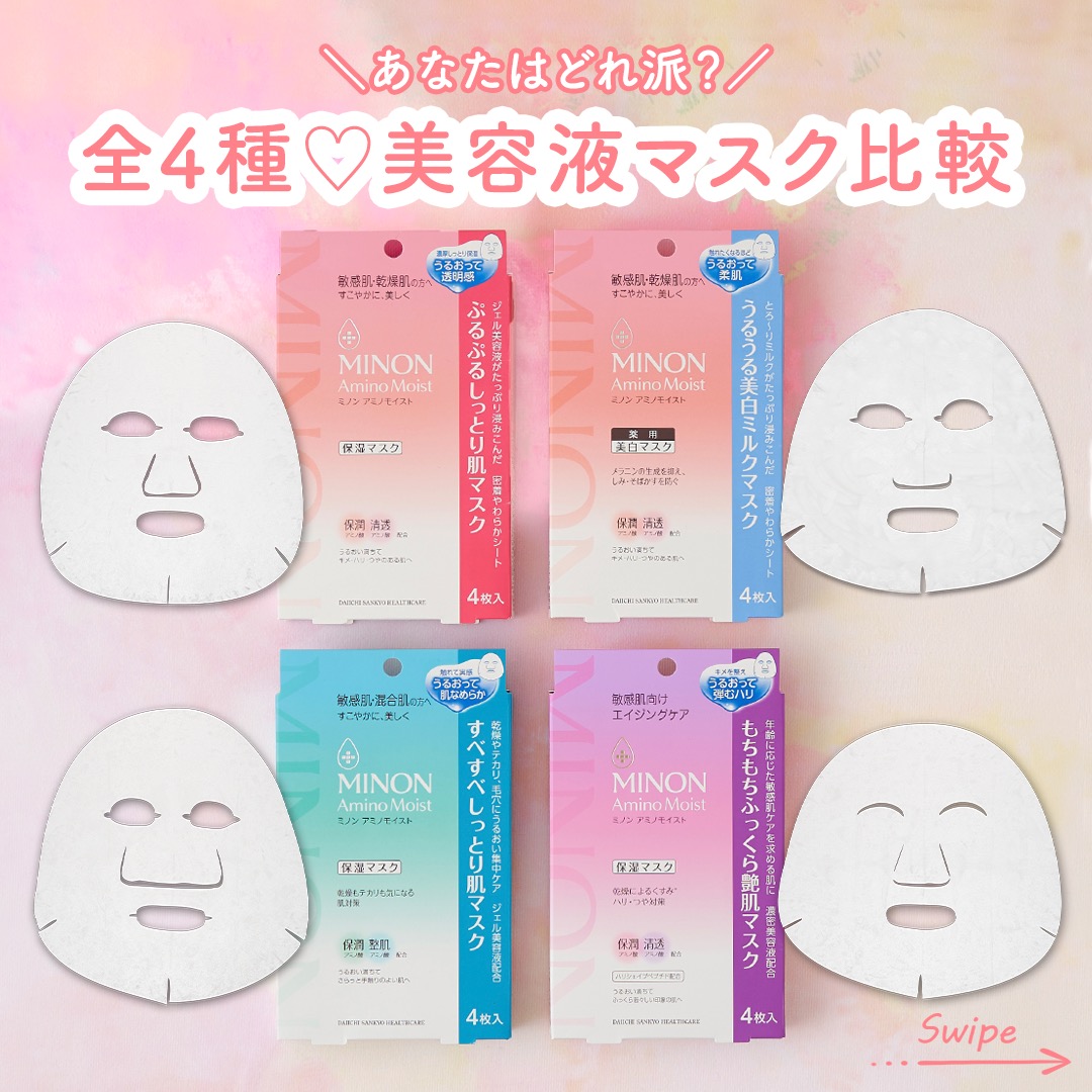 ミノン アミノモイスト ぷるぷるしっとり肌マスク/ミノン/シートマスク・パックを使ったクチコミ（1枚目）