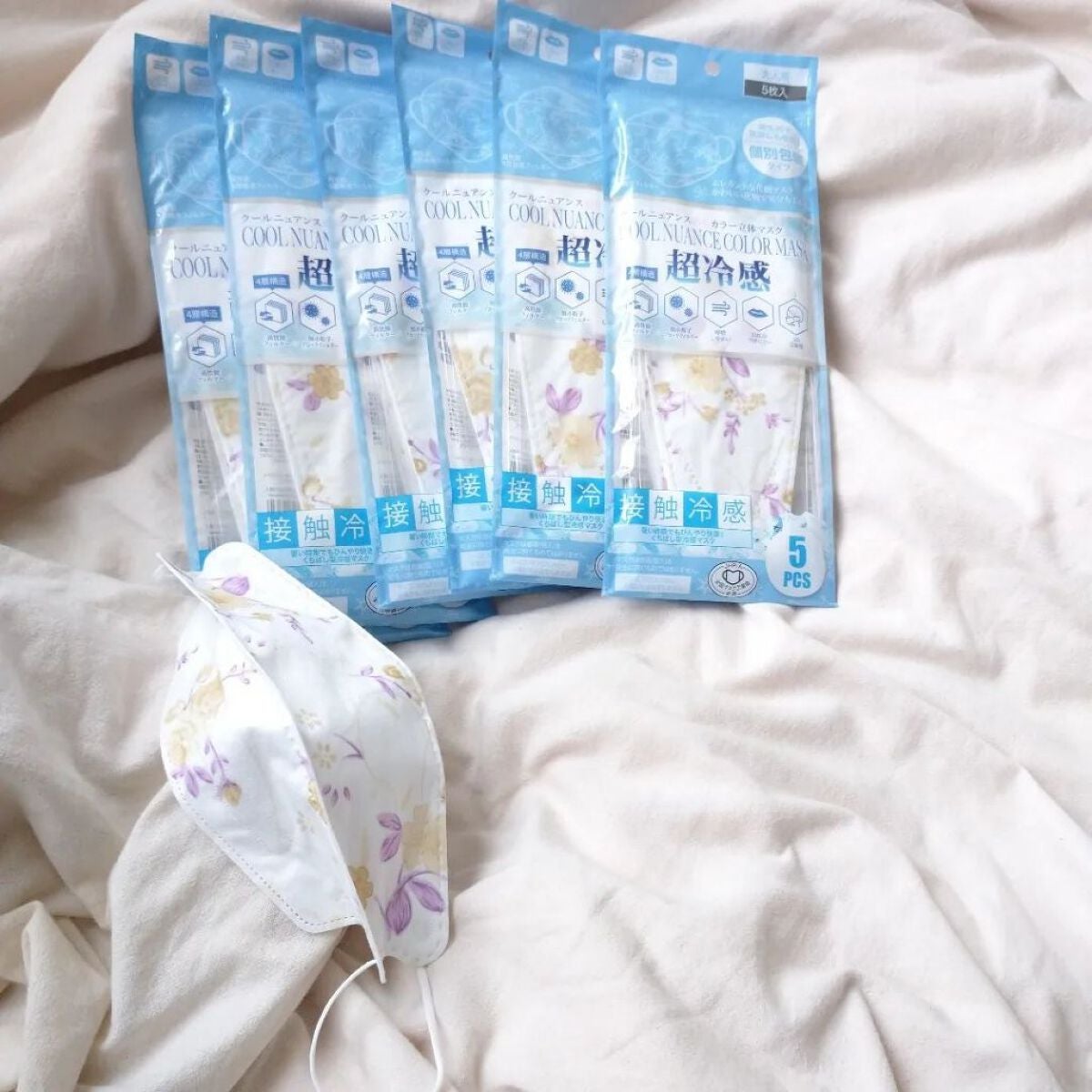 seiko_official on LIPS 「彩り可愛い😷🌹わぁ✨毎日が嬉しくなる花柄~ひんやりと、冷感タイ..」(4枚目)