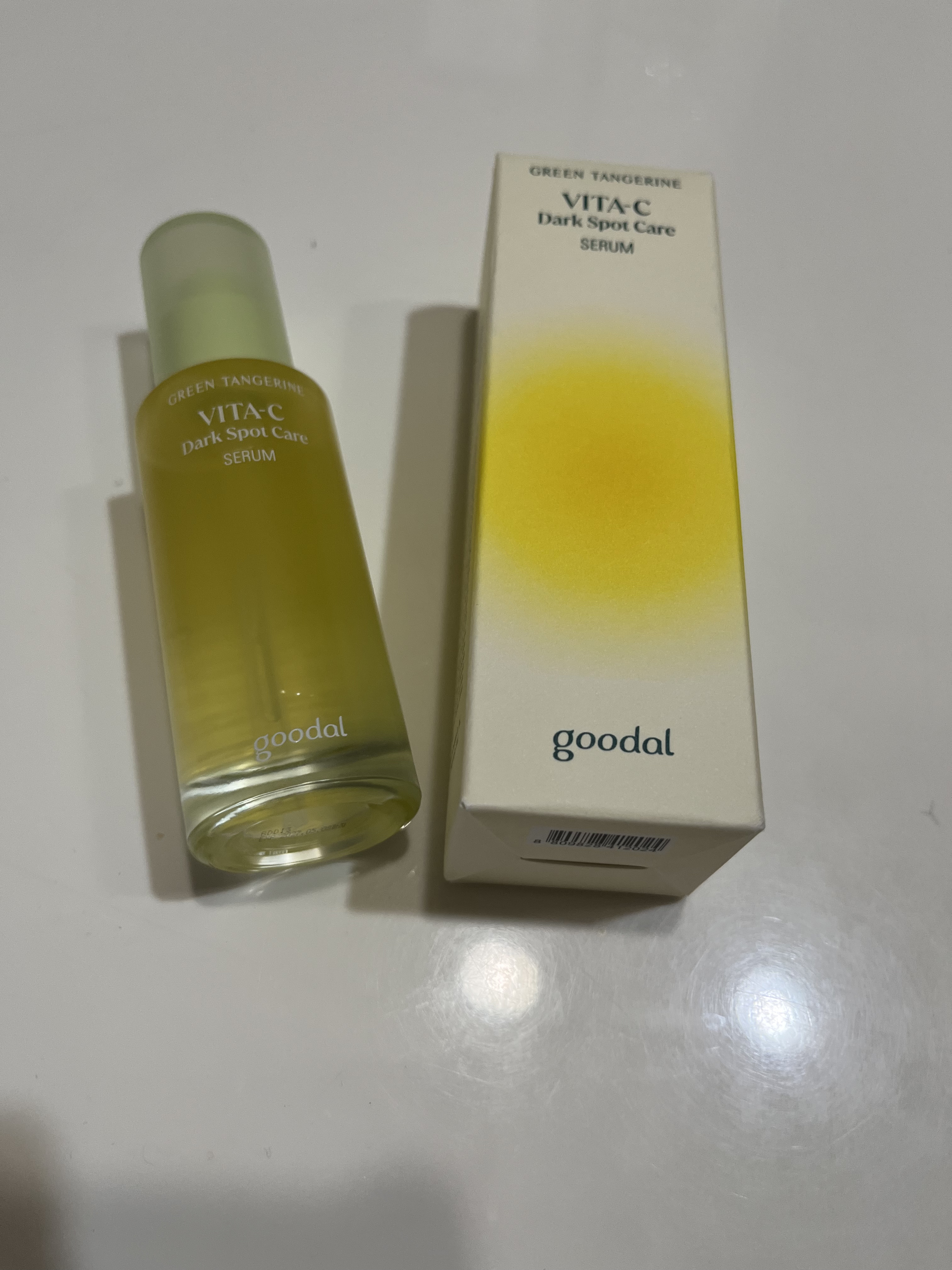 グリーンタンジェリン ビタC ダークスポットケアセラム/goodal/美容液を使ったクチコミ（1枚目）