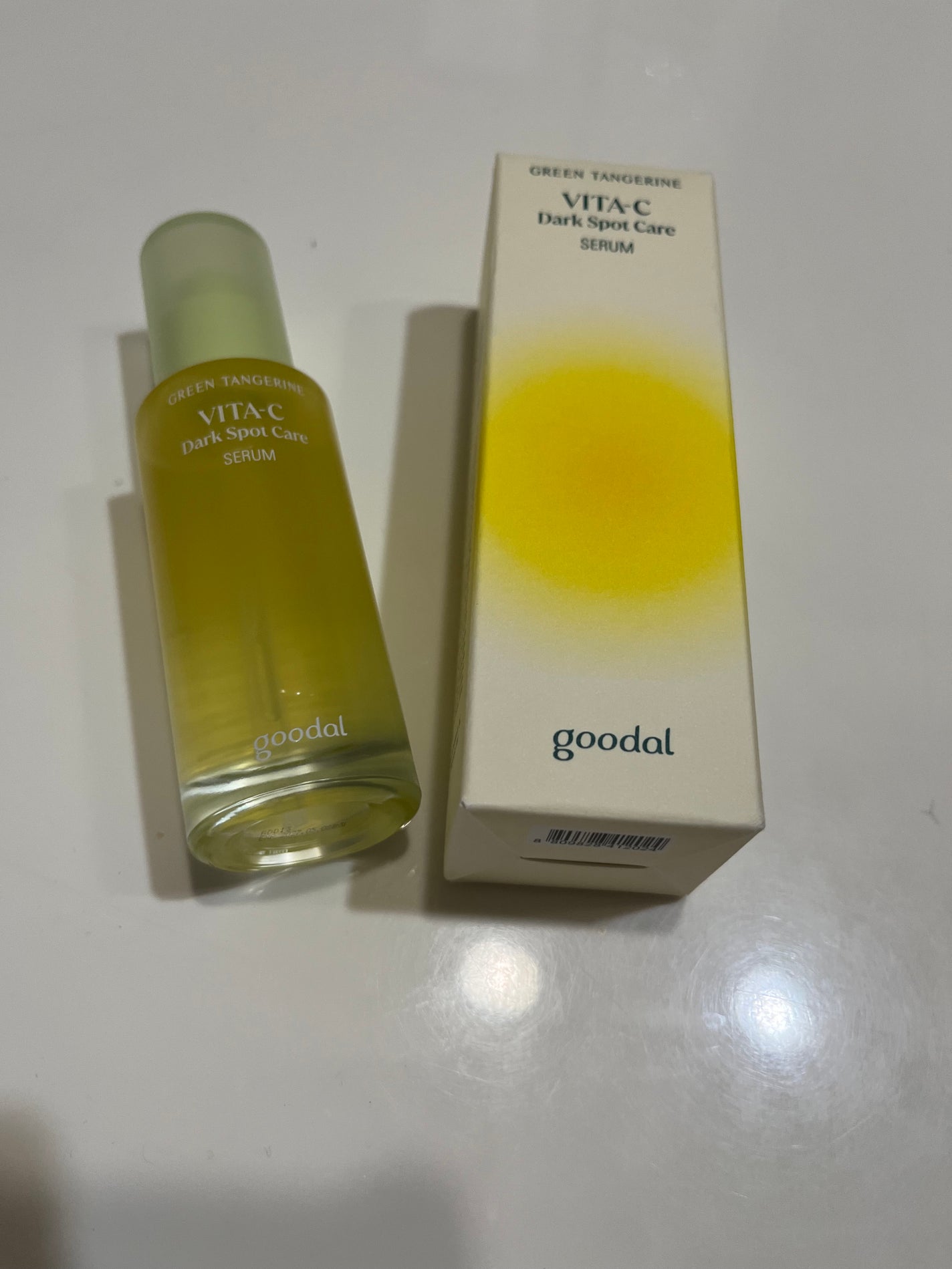 グリーンタンジェリン ビタC ダークスポットケアセラム/goodal/美容液を使ったクチコミ(1枚目)