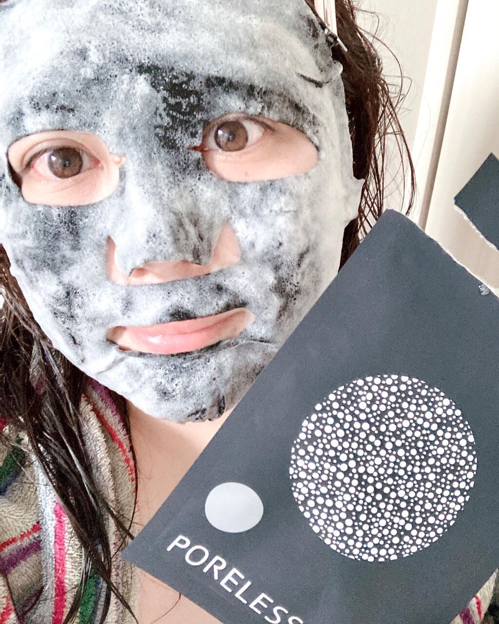 ポアクレンズバブルマスク/ポアレスラボ/シートマスク・パックを使ったクチコミ（3枚目）