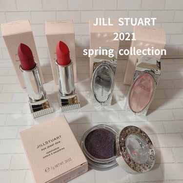 2021.01.08発売
JILLSTUARTの2021 Spring collection💕
予約していたものが届きました😊

アイジュエルデュー
01　black angel

ルージュ リップジュ