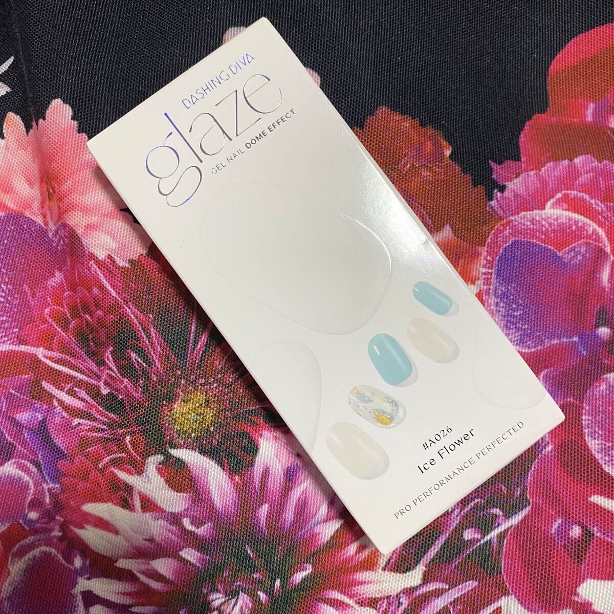GLAZE グレーズ 半硬化タイプジェルネイルシール Ice Flower