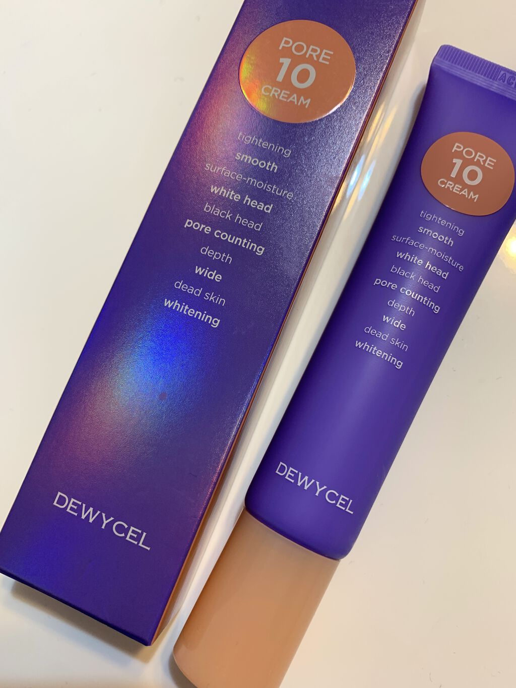 ポアーテンクリーム/DEWYCEL/化粧下地を使ったクチコミ（1枚目）